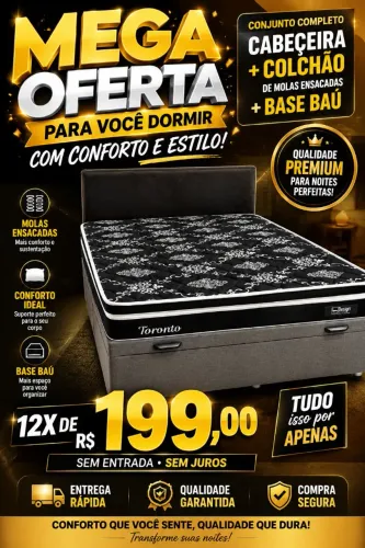 Conjunto completo com cabeceira