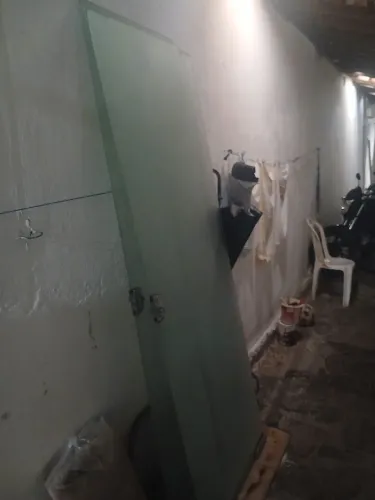 2 portas de vidro jateado 