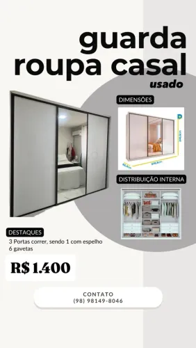 Guarda roupa casal