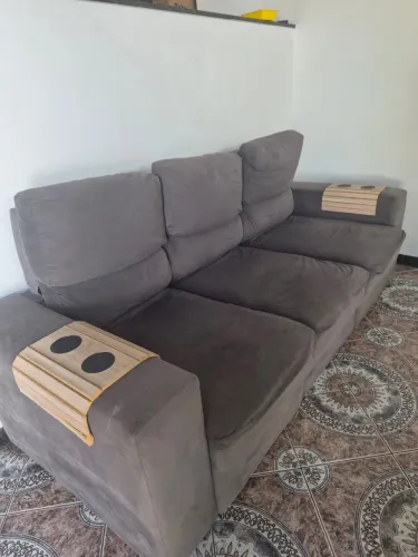 Sofá reclinável usado