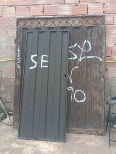 Portao pequeno e grande 