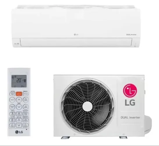 Ar Condicionado LG Dual Inverter 12.000 BTUs Frio (Completo + Cobre e Suporte) - 1 Ano