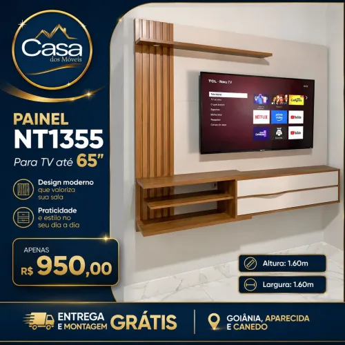 Painel NT1355 Tv até 65 polegadas