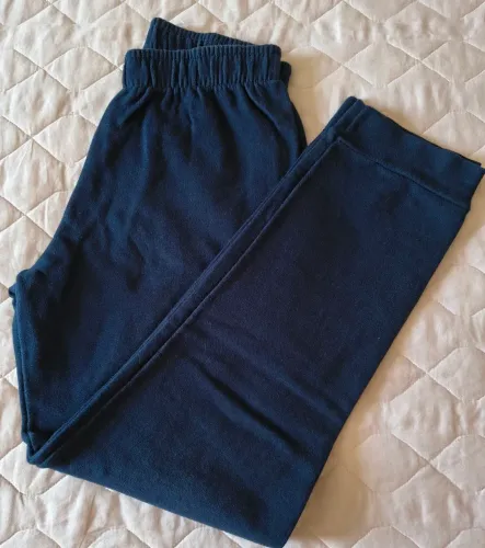 Calça moletom infantil Kyly 12 azul marinho