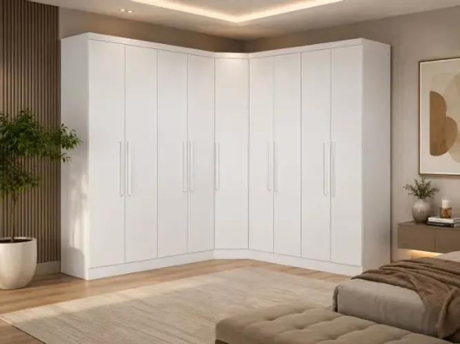 Closet Modulado Rizon 9 Portas e 6 Gavetas em MDF - Valor de Oportunidade