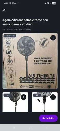 Ventilador Mallory Com Controle Remoto 