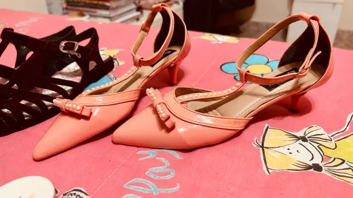 Lote de sapatos e Melisss. TAM 36
