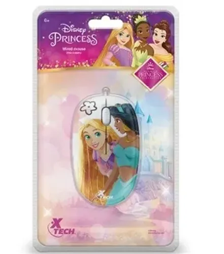 MOUSE XTECH PRINCESS DISNEY XTM-D406PS USB WHITE