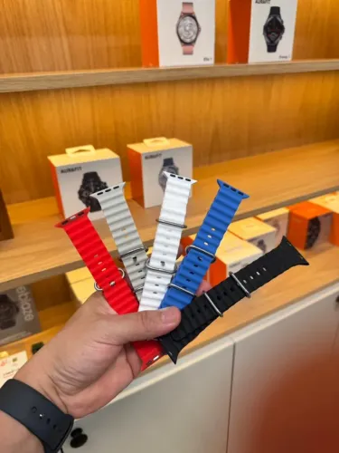 Pulseira para Apple watch e Smartwatch Ocean silicone 38 a 41mm