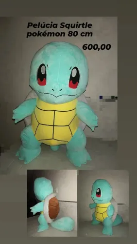 Squirtle pokémon 80cm