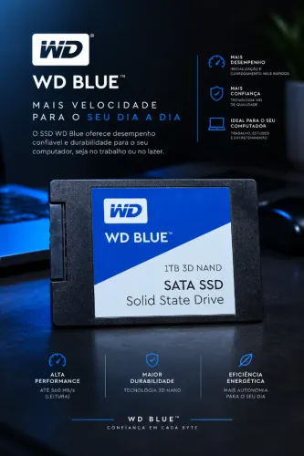 SSD 1TB WD Blue Alta Velocidade Desempenho Gamer