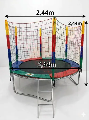 Cama Elástica Pula-Pula 2,44m - Usada apenas 6 vezes (Estado de Nova)
