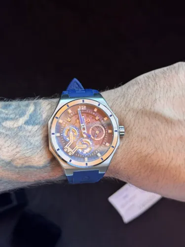 Relogio HUGO skeleton 44mm