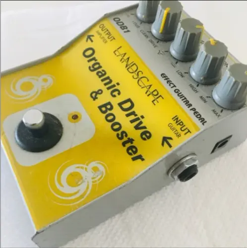 Pedal De Guitarra Organic Drive E Booster Landscape Odb2 Amarelo (Usado)