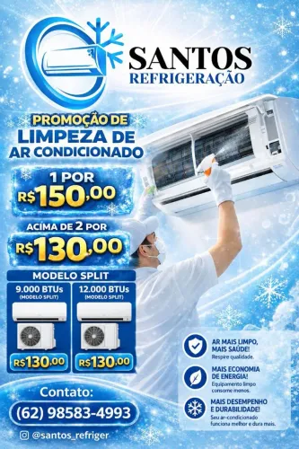 Promoção limpeza de ar condicionado