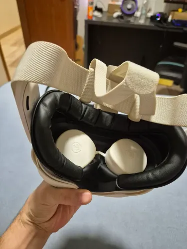 Meta quest 3s espuma antitranspirante + comfortavel para oculos 