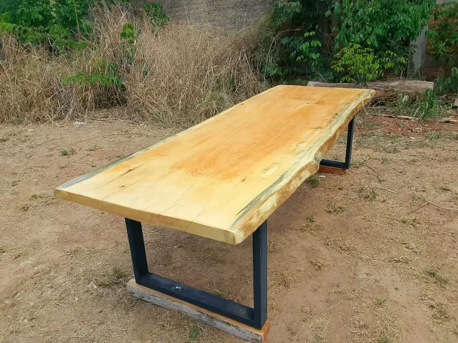 Mesa Rústica modelo industrial