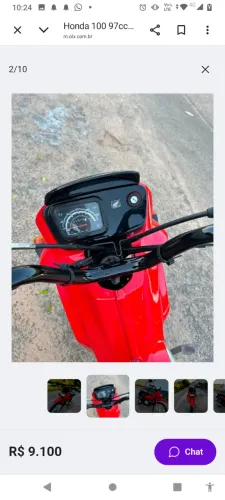 Moto Honda POP 100