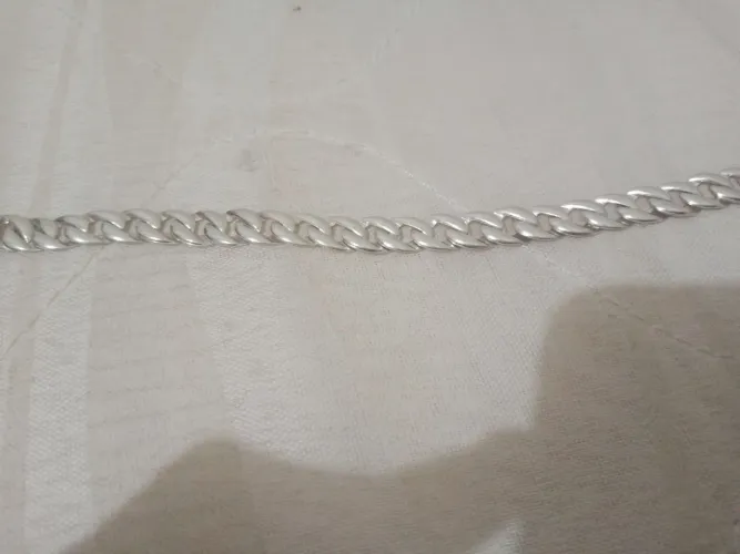 Pulseira de banhada a prata aceito trocas