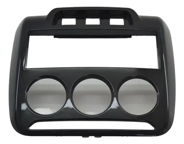Moldura Central Painel Radio Citroen C3 2012 Original Cinza-escuro