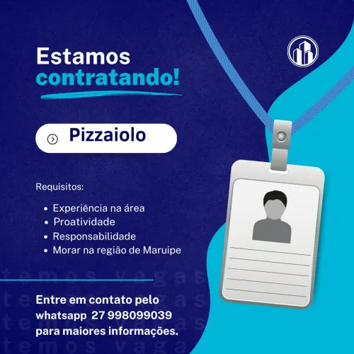 Contratando pizzaiolo