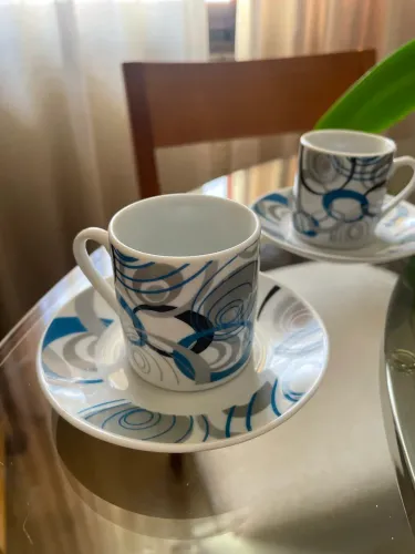 Conjunto de Xícaras completo e novo