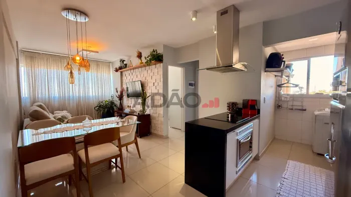 Apartamento 2 quartos vista livre torre única mobiliado Vila Rosa