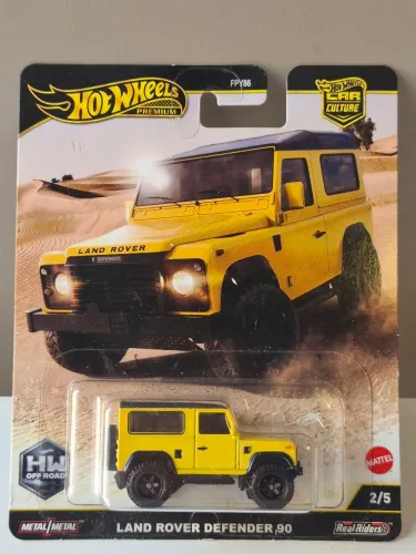 Miniatura Hot Wheels Car Culture Premium Land Rover Defender 90