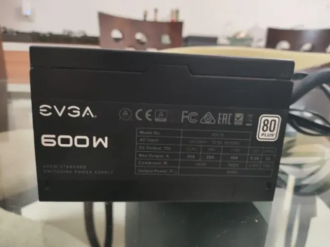 Fonte Evga ATX 600W 80 PLUS