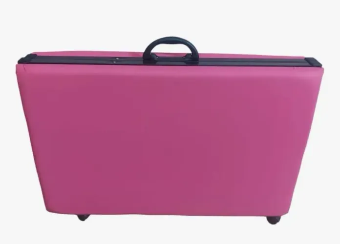 Maca portátil rosa