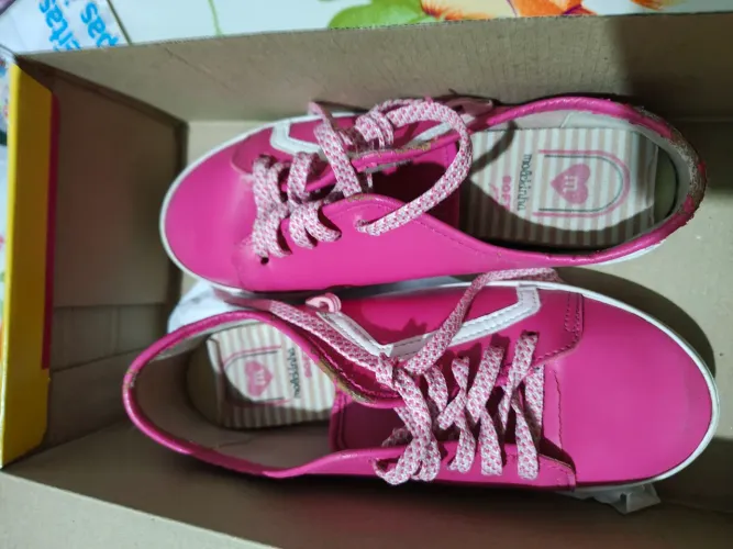 Tênis infantil Molekinha rosa