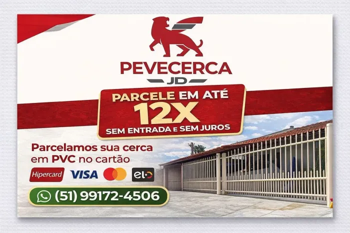 Grades em PVC 