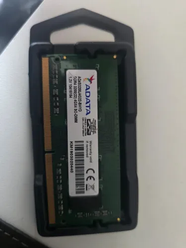Memória ADATA 4GB DDR4 3200MHz para Notebook - Testada e Funcionando