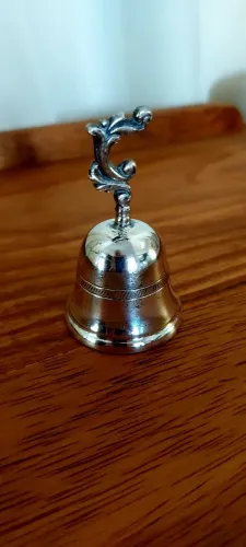 Sineta de mesa, em prata