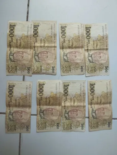 Cédula antiga mil cruzeiros