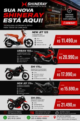 SHINERAY 0KM