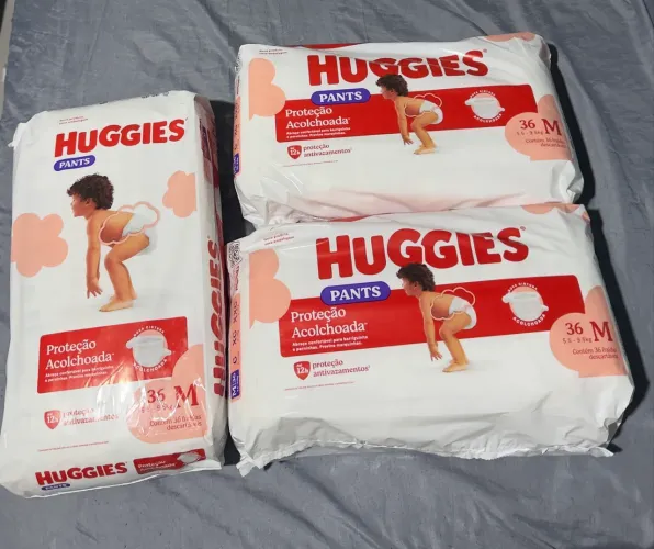 Fraldas Huggies 