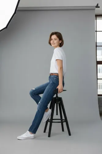 ? CALÇA JEANS FEMININA DESTROYED | TAMANHO 44 ? NOVA, SEM USO!