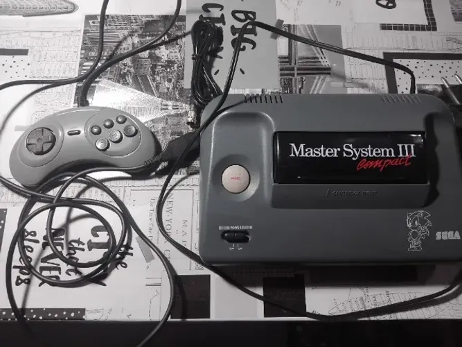 Console Sega Tectoy Master System 3 Compact + 1 Controle + 1 Cabo Rf