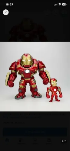 Homem de Ferro Die cast Metal DTC