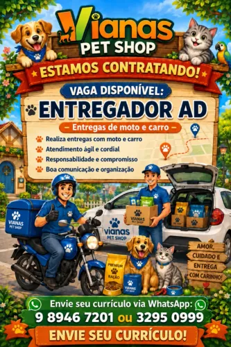 VAGA - ENTREGADOR (CNH AD)