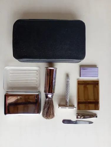 Estojo de barbear Gillette vintage