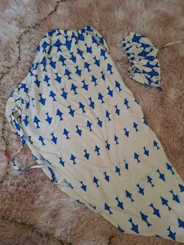 Saída de Praia Glam Cintura Alta com Zíper - M