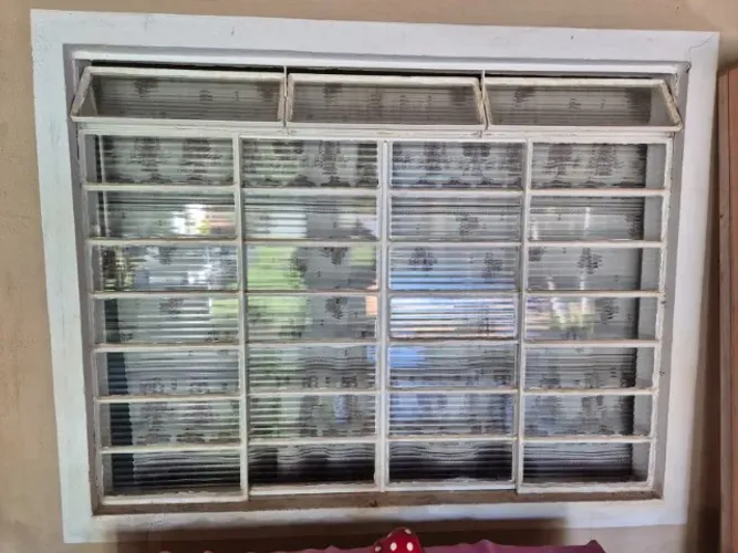 Janela com vidro para cozinha sala
