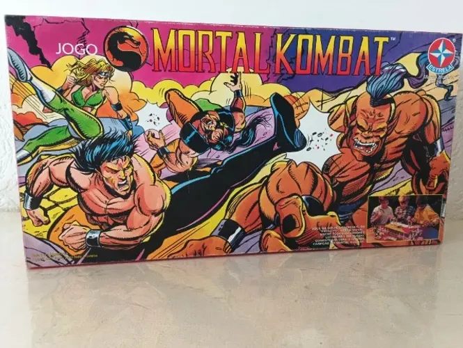 Jogo de tabuleiro Mortal Kombat Estrela anos 90