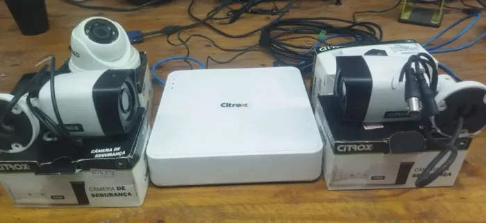 Kit 4 Câmeras Segurança + DVR + HD 500GB - Pronto pra Instalar
