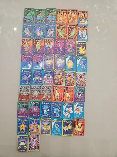 50 cartas Pokémon 1999