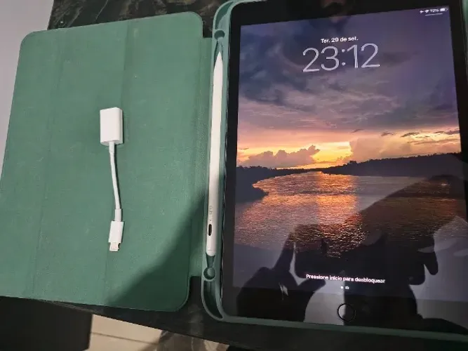 IPad 9 com pencil e capinha