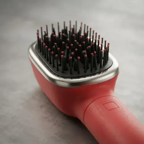 2 em 1 secador de cabelo e escova alisadora Vermelho 127V