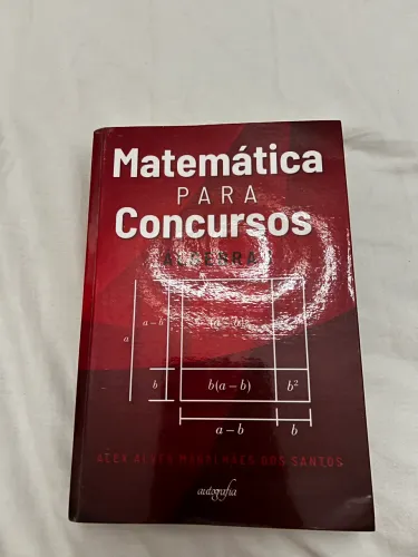 Matemática para concursos álgebra 1 - livro novo com algumas rasuras  